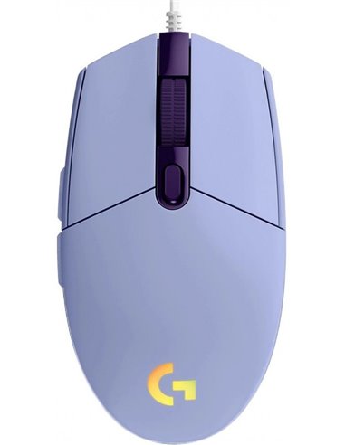 Logitech Gaming Mouse G102 LIGHTSYNC - LILAC - USB - EER - G102 LIGHTSYNC