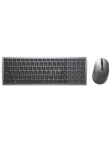 Dell Premier Multi-Device Wireless Keyboard and Mouse - KM7120W - Russian (QWERTY), Dual mode RF 2.4 GHz and Bluetooth 5.0, S...