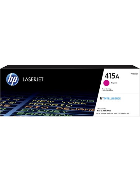 HP 415A (W2033A) Magenta LaserJet Toner Cartridge for HP M454dn/dw, M479dw/fdn/fdw/fnw 2100 p.