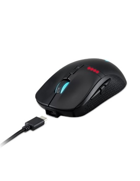 ACER PREDATOR CESTUS 350 - 2.4G Wired or Wireless Modes, 16.8M RGB Color, Pixart 3335 Optical Sensor up to 16000 DPI, 8 Progr...