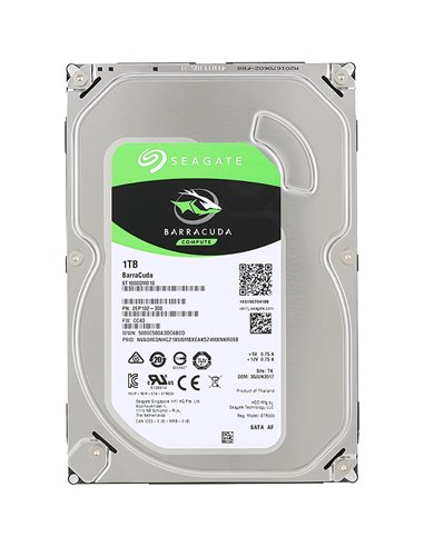 3.5” HDD 1.0TB Seagate ST1000DM010 BarraCuda™ Compute, 7200rpm, 64MB, SATAIII, FR