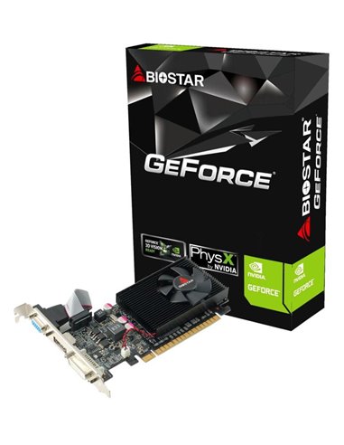 BIOSTAR GeForce GT730 4GB GDDR3, 128bit, 700/1333Mhz, 1xVGA, 1xDVI, 1xHDMI, Single fan, Low profile, Retail (VN7313TH41)