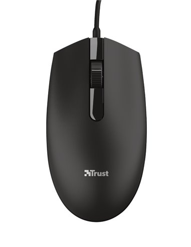 Trust Basi Wired Optical Mouse, 1200 dpi, 3 button, USB, 1.6 m, Black