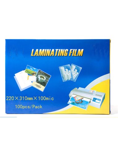 PSPET 007892, A4 Lamination Film 80 microns, 100 sheets, PS.