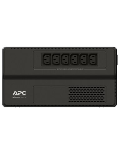 APC Easy-UPS BV650I, 650VA/375W, AVR, Line interactive, 6 x IEC Sockets (all 6 Battery Backup + Surge Protected), 1.5 m