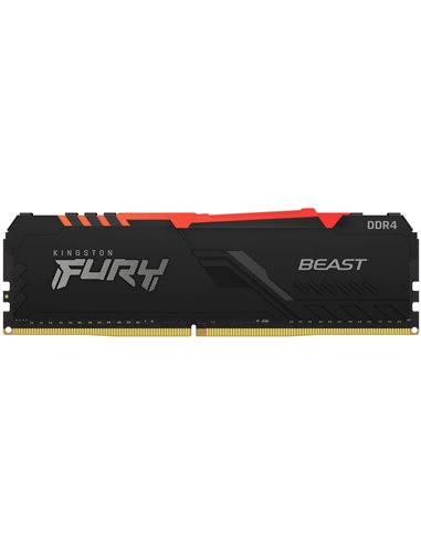 Оперативная память Kingston FURY® Beast DDR4 RGB 3600 МТ/с 8ГБ