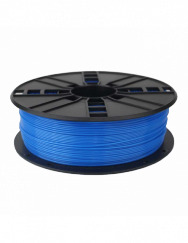 Filamente pentru imprimante 3D PLA 1.75 mm Flame-bright Blue Filament 1 kg Gembird 3DP-PLA1.75-01-FB