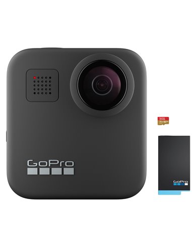 Action Camera GoPro MAX 360 footage, Photo-Video Resolutions:16.6MP/30FPS-5.6K30, 2xslow-motion, waterproof 5m,6x microphones...