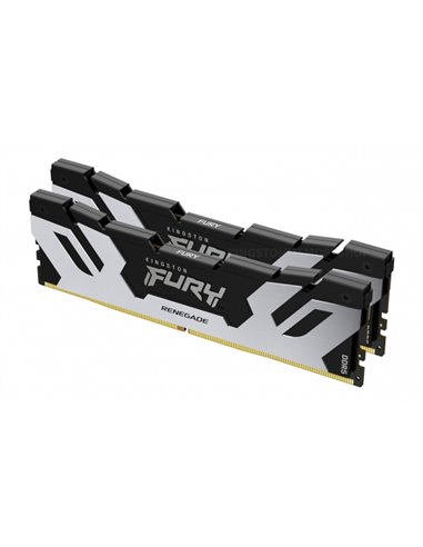 Memorie operativa Kingston FURY® Renegade Silver DDR5-6400 32GB (Kit of 2*16GB)