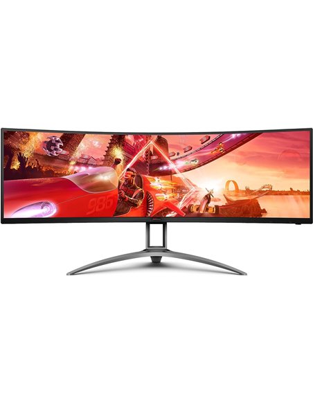 49.0” Игровой Монитор AOC AGON AG493QCX / Curved / UltraWide / 32:9 / 144Hz / Black/Silver