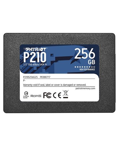 2,5” SSD Patriot P210 256GB