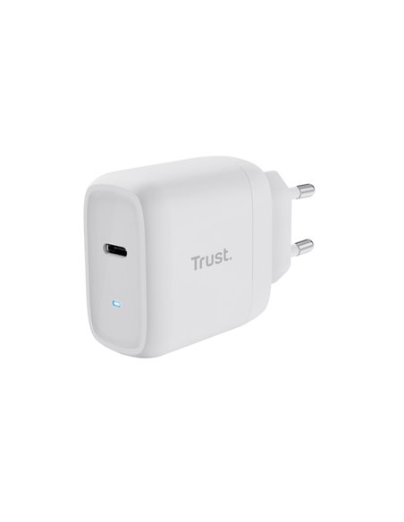 Trust Maxo 45W Universal USB-C Charger, Charging technology USB-C, USB PD 3.0 + PPS, output (5, 9, 12, 15, 20V; max 3A), wit...