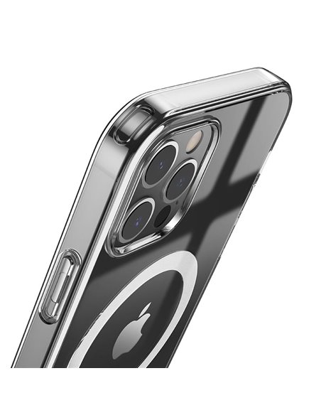 Husa pentru Smartphone HOCO Magnetic series for Apple iPhone 14 Pro, Transparent