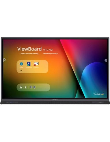 75” Интерактивный дисплей ViewSonic IFP7552-1B / 4K / 8G RAM / 64GB Storage / Black