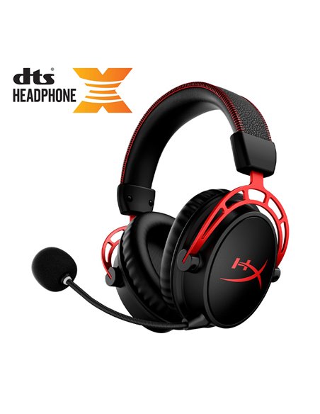 Casti Wireless Gaming HyperX Cloud Alpha, black/red, [4P5D4AA]