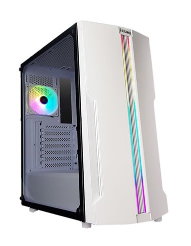 Carcasa XILENCE XILENT BLADE | X512.W.RGB/ no PSU/ Side panel/ ATX/ White