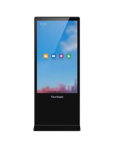 ViewSonic EP5542T, Digital Touch ePoster Kiosk, 55” (3840x2160), Portrait Mode Only, 16/7, 450nits, 1300:1, 2GB RAM / 16GB St...