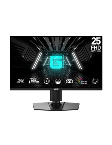 24.5” Monitor Gaming MSI G255PF E2 / 1ms / 180Hz / Black