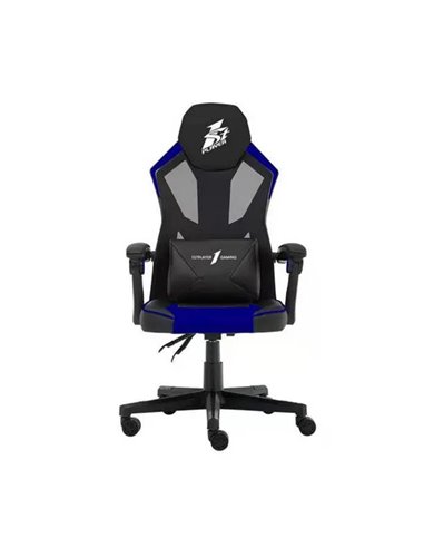 Игровое кресло 1STPLAYER P01/ 120kg/ Moving armrest/ Black/Blue