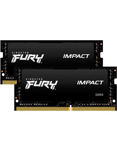 Memorie operativa Kingston FURY® Impact DDR4-2666 SODIMM 32GB (Kit of 2*16GB)