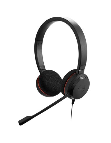 Наушники Jabra Evolve 20 MS / Noise cancelling microphone / USB / Black