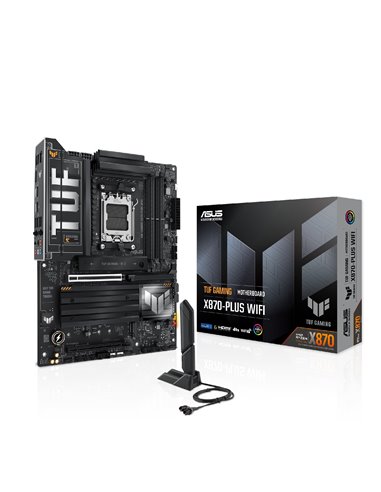 Placa de baza ASUS TUF GAMING X870-PLUS WIFI/ AM5 / AMD X870 / DDR5 / ATX