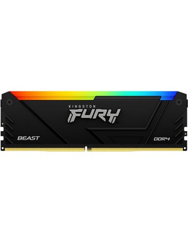 Оперативная память Kingston FURY® Beast DDR4 RGB 3200 МТ/с 8ГБ