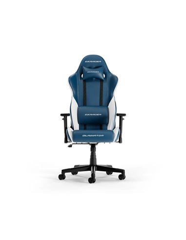 Игровое кресло DXRacer GLADIATOR-23-L / 150kg / 180-200cm / Blue/White