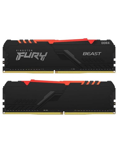 Memorie operativa Kingston FURY® Beast DDR4 RGB DDR4-3733 32GB (Kit of 2*16GB)