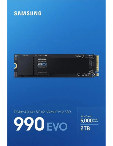M.2 NVMe SSD Samsung SSD 990 EVO / 2.0TB / PCIe4.0 x4 / 5.0 x2, NVMe 2.0