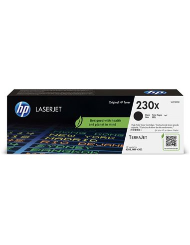 HP 230X Black Toner 7,500 pages for HP Color LaserJet Pro 4203dn, HP Color LaserJet Pro 4203dw, HP LaserJet Pro MFP 4303dw, ...