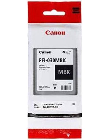 Ink Cartridge Canon PFI-030 MBK, pigment, 55ml for TM240, TM340