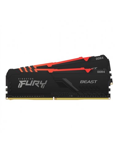 Memorie operativa Kingston FURY® Beast DDR4 RGB 2666 MHz 32GB (Kit of 2*16GB)