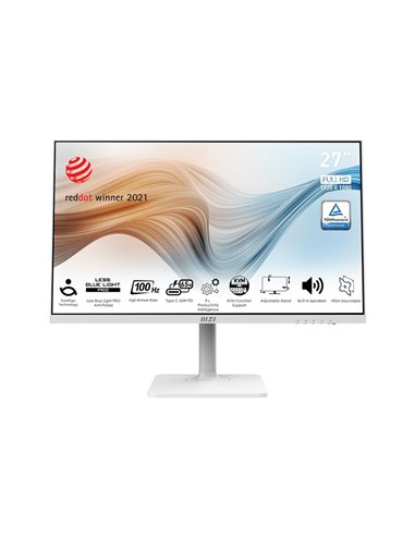 27.0” Монитор MSI Modern MD272XPW/ 1ms/ White