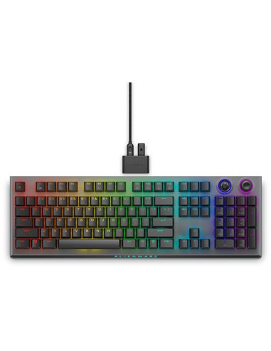 Tastatura Gaming Wireless tri-mode Dell Alienware AW920K / CHERRY MX Red/ Dark Side of the Moon