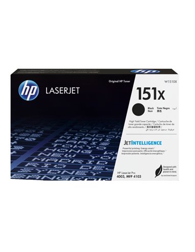 HP 151X (W1510X) Black High Yield Toner Reload Kit forHP LaserJet Pro 4003, HP LaserJet Pro 4103, 9700 p.