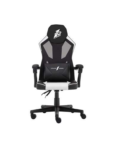 Fotoliu Gaming 1STPLAYER P01/ 120kg/ Moving armrest/ Black/White