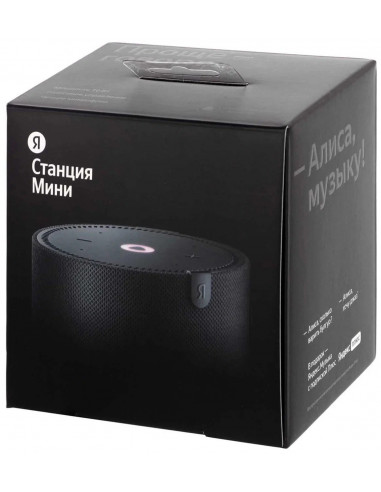 Умная колонка Yandex Station MINI / with Alisa / 10W / Black
