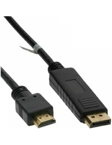 Cable DP-HDMI - 3m - Brackton DP4-HD6-0300.B, 3 m, DisplayPort 20 pin to HDMI 19 pin m/m, IC-chip for 100% transmission, 4K 6...