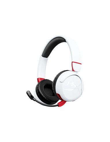 Casti Wireless Headset HyperX Cloud Mini, White/Red, [7G8F2AA]