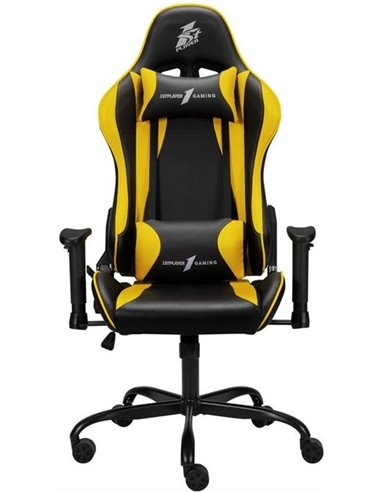 Fotoliu Gaming 1STPLAYER S01/ 120kg/ 2D/ Black/Yellow