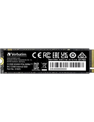 M.2 NVMe SSD Verbatim Vi5000, 512GB