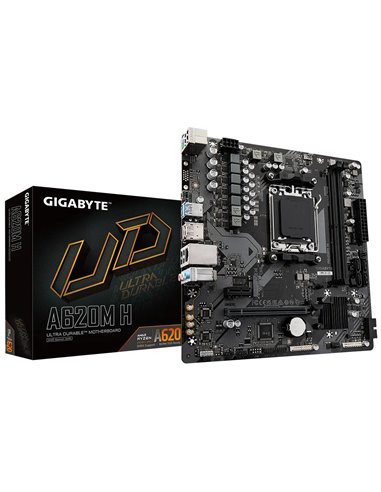 Placa de baza GIGABYTE A620M H / AM5 / A620 / DDR5 / mATX