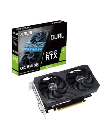 Placa video ASUS Dual GeForce RTX 3050 V2 OC Edition / 8GB / GDDR6 / 128Bit