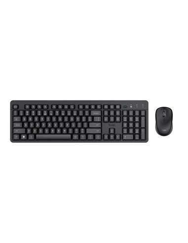 Tastatura si mouse WirelessTrust ODY II / Black