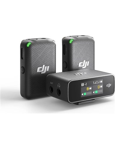 Sistem radio cu microfon DJI Mic 2TX+1RX+Charging Case (CP.RN.00000198.01)