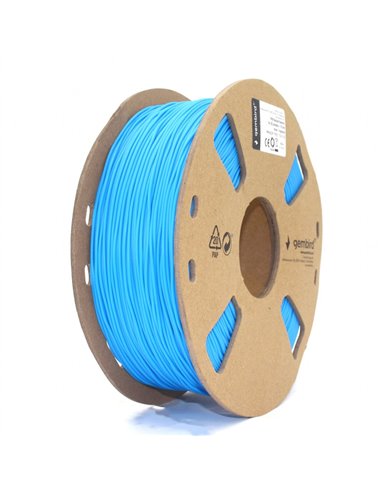 Gembird TPE flexible filament, Blue, special thermopolymer allows to obtain materials similar to rubber, 1.75mm, 1kg