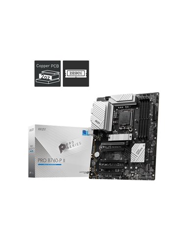 Placa de baza MSI PRO B760-P II / 1700 / B760 / DDR5 / ATX