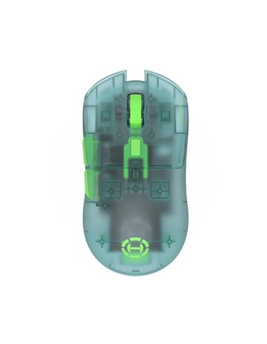 Трехрежимная беспроводная игровая мышь Edifier HECATE G3M PRO Transparent Green