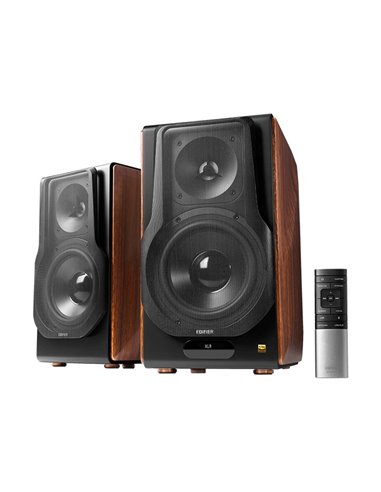 Boxe 2.0 Edifier S3000MKII Brown/ 256W/ Bluetooth 5.0/ Balanced XLR/ Optical/ Coaxial/ Line In/ USB inputs